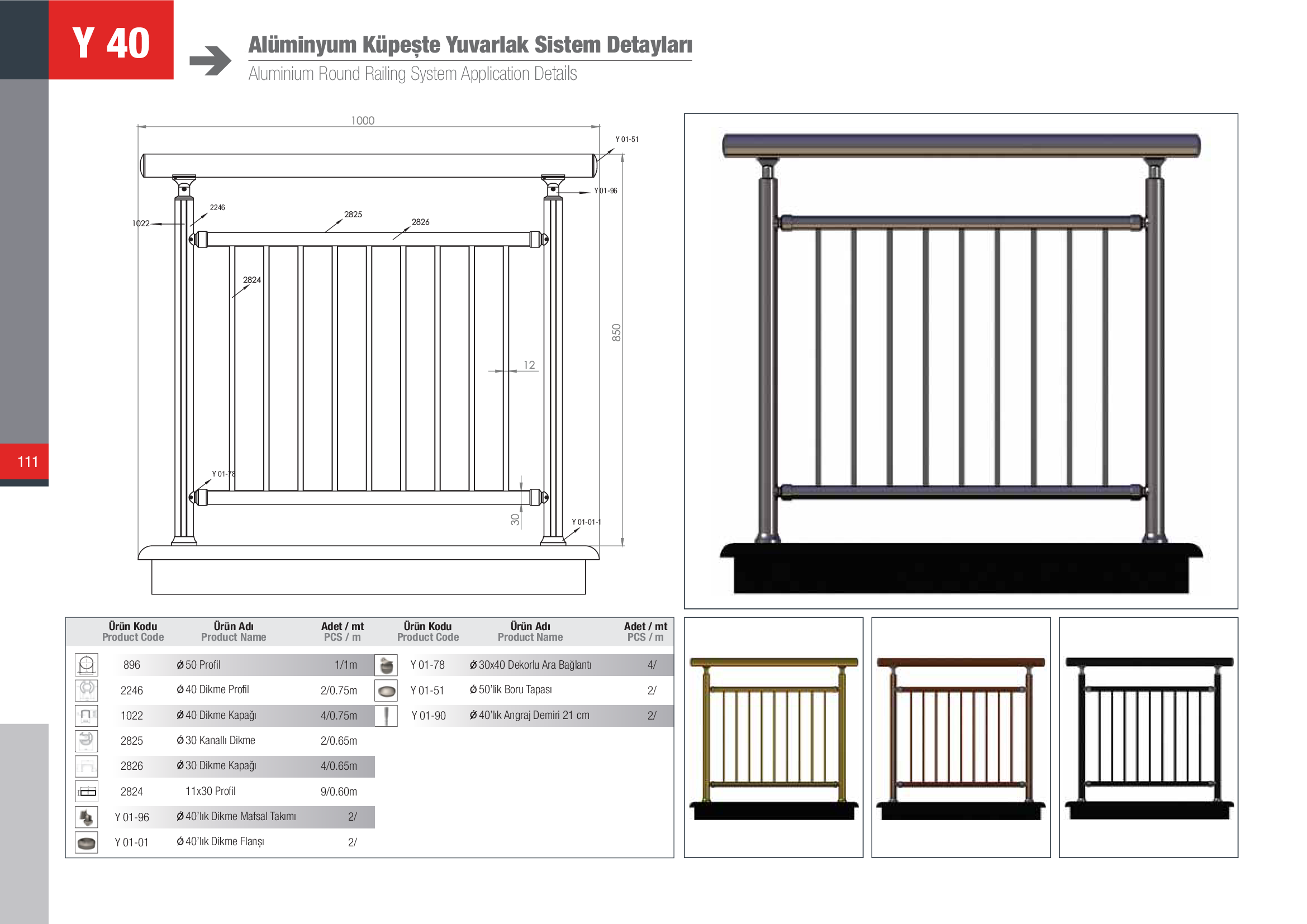 Küpeşte Oval Sistemleri 18